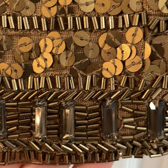 Jennifer Lopez NWT  bronze sequin skirt 8 - Picture 9 of 10